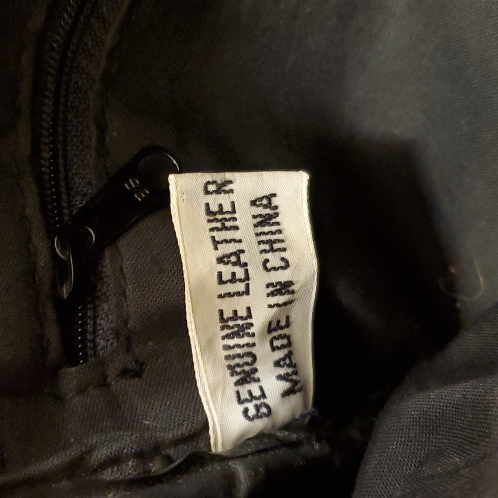 Genuine Leather Patchwork Crossbody Bag Euc - image 4